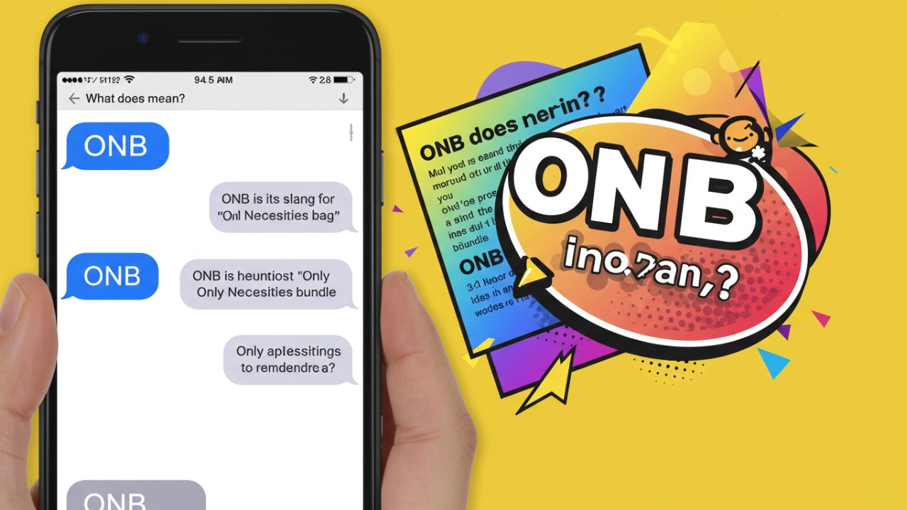 what does onb mean in text